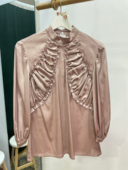 Blusa raso rosa