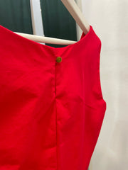 Crop top rosso