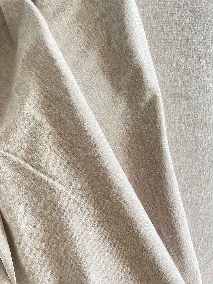 Jersey cotone beige