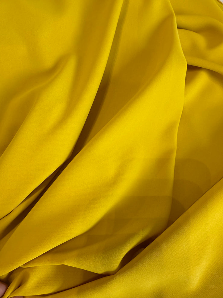 Scampolo crepe viscosa ocra