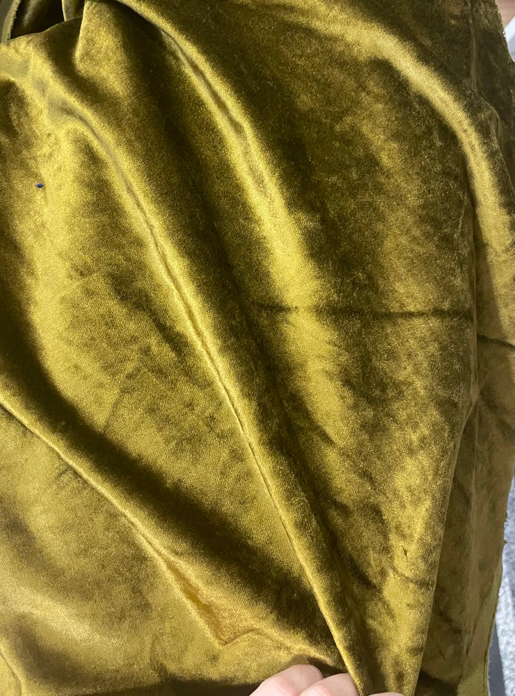 Velluto verde oliva