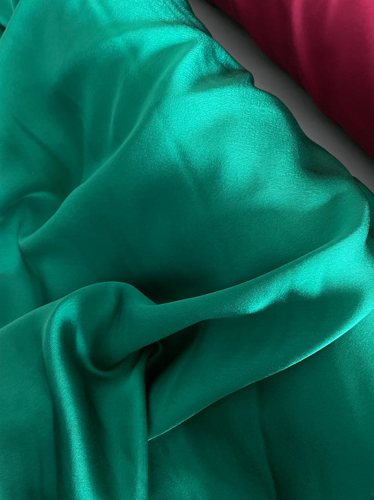 Raso verde smeraldo