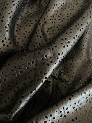 Similpelle traforata nera