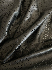 Similpelle traforata nera