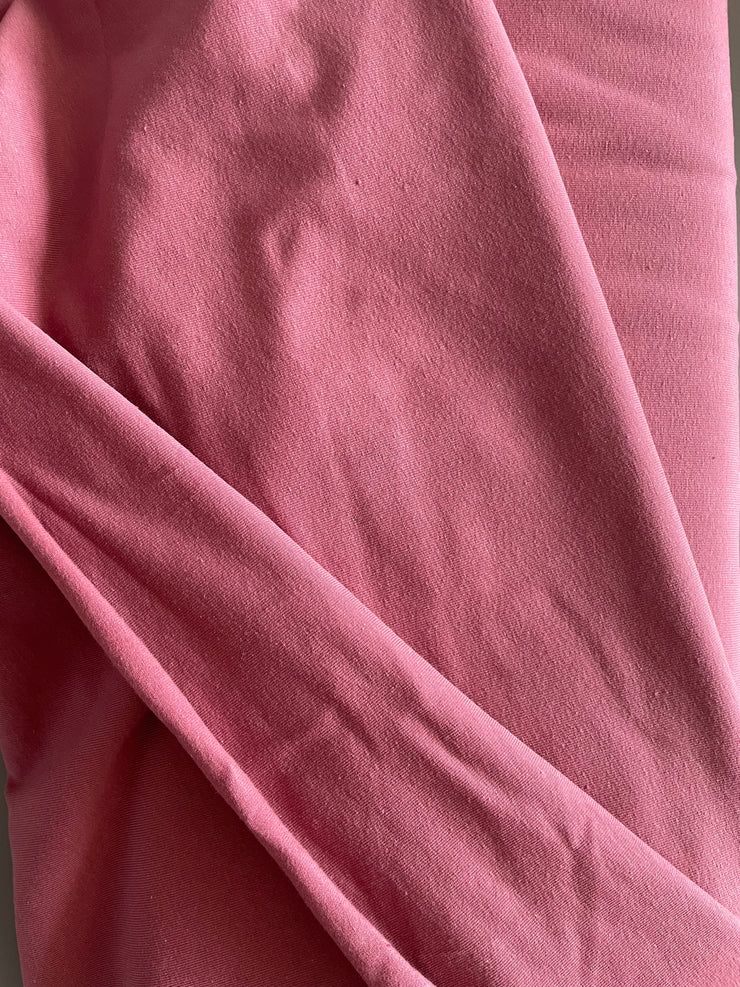 Jersey cotone rosa