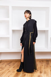 Gilet lungo di linea svasata